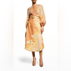 ZIMMERMAN POST CARD A-LINE SKIRT